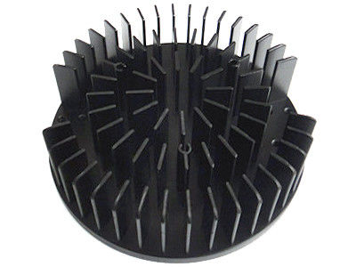 Radiateur de forge froid industriel, rond anticorrosif Pin Fin Heat Sink