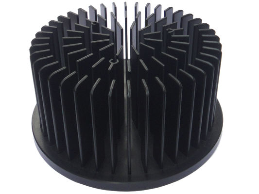 140mm LED a forgé le radiateur de radiateur anodisant la préparation de surface noire