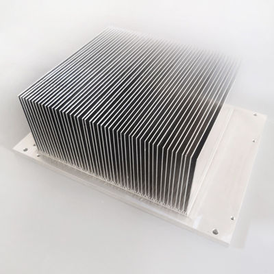 Radiateur pratique argenté de redresseur, ailerons en aluminium antirouille de radiateur