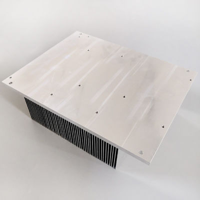 Radiateur pratique argenté de redresseur, ailerons en aluminium antirouille de radiateur