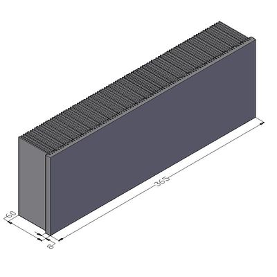 Anti corrosion électronique collée par soudure de forme flexible de dissipateur de chaleur