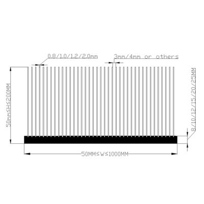 Radiateur en aluminium refroidi à l'eau antirouille argenté universel