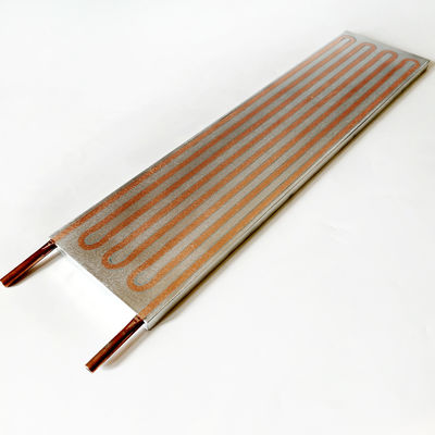 Radiateur durable en aluminium de tube de cuivre, plat froid refroidi à l'eau universel